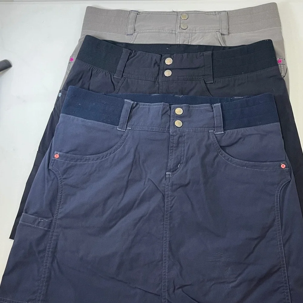 Title Nine Skort Athletic Skort Women 10 Lot of 3 Hiking Outdoor Gorp Athleisure - Picture 1 of 14